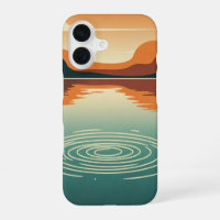 Vintage Lake with Gentle Ripples