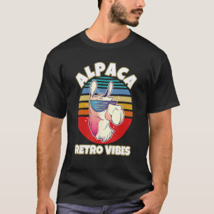 Vintage Lama Retro Alpaca T-Shirt