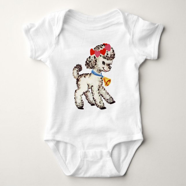 Vintage Lamb Baby Bodysuit (Front)