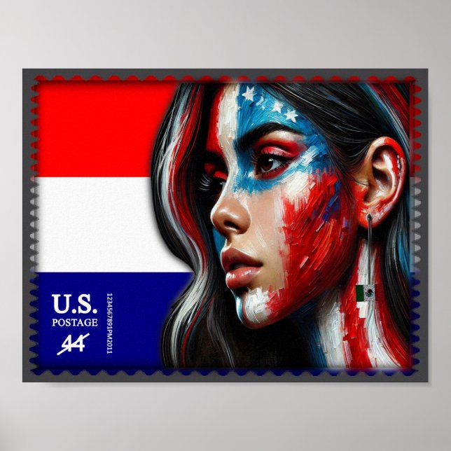 Vintage L'Amerique - Hisp Poster (Front)