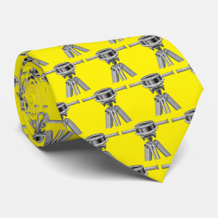 Vintage Land Surveyors Surveying Tool Neck Tie