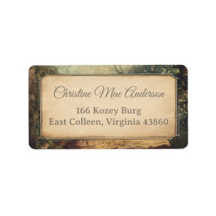 Vintage Landscape. Address / Shipping / Book Label