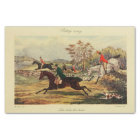 Vintage Landscape Fox Hunt Ephemera Decoupage