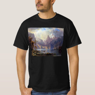 Vintage Landscape, Lake Tahoe by Albert Bierstadt T-Shirt