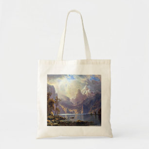Vintage Landscape, Lake Tahoe by Albert Bierstadt Tote Bag