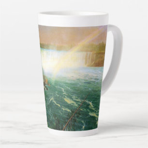 Vintage Landscape, Niagara Falls by Bierstadt Latte Mug