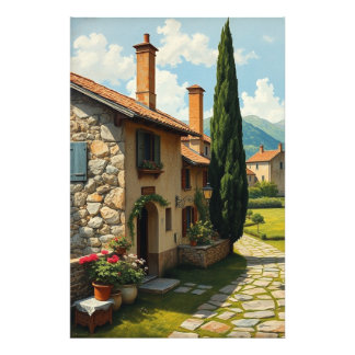 Vintage Landscape Photo Print