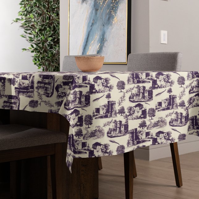 Vintage Landscape Toile Tablecloth (Creator Uploaded)