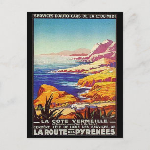 Vintage Languedoc-Rousillon, France - Postcard
