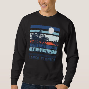 Vintage Largo Florida Summer Travel 70s 80s Beach  Sweatshirt