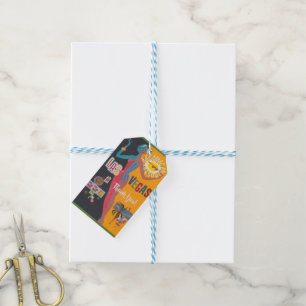 Vintage Las Vegas Bachelorette Weekend Party Gift Tags