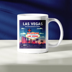 Vintage Las Vegas Nevada Coffee Mug