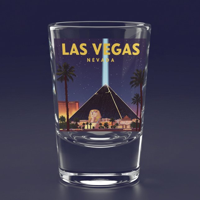 Vintage Las Vegas Nevada Shot Glass (Creator Uploaded)