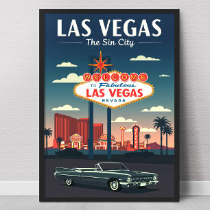 Vintage Las Vegas Poster