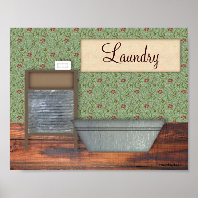 Vintage Laundry Print (Front)