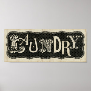 Vintage Laundry Sign