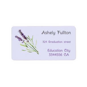 Vintage Lavender for GRADUATION Label