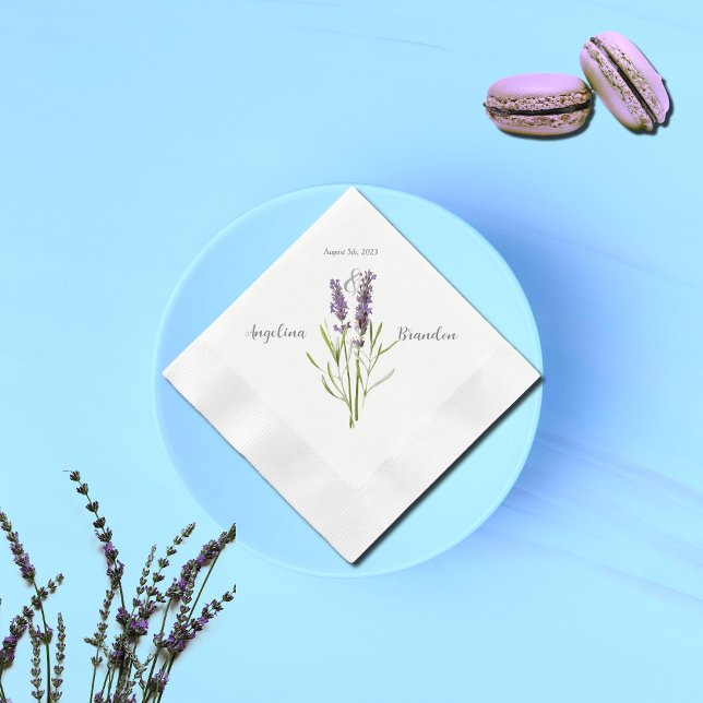 Vintage lavender for wedding napkin (Creator Uploaded)