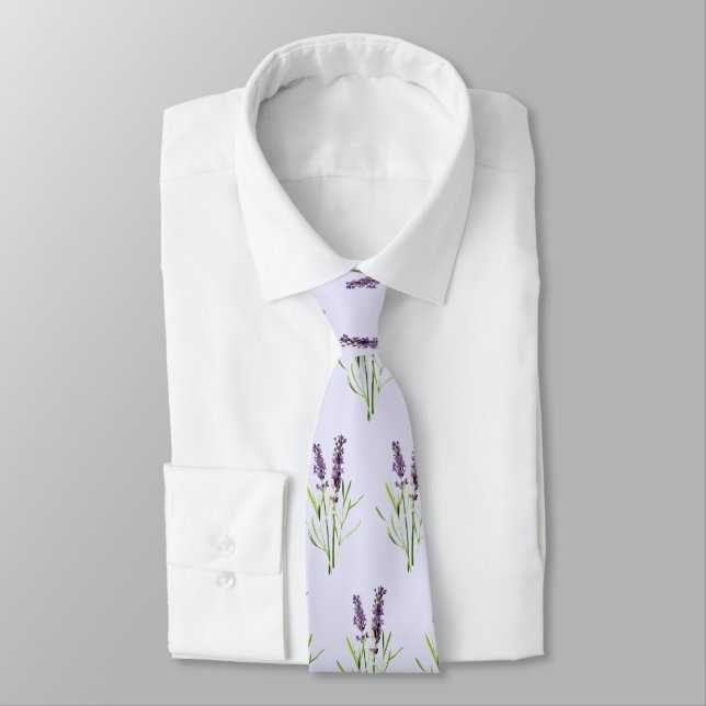 Vintage Lavender pattern-  in lavender Tie (Tied)