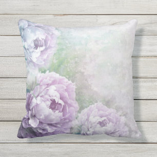 Vintage Lavender Roses Cushion