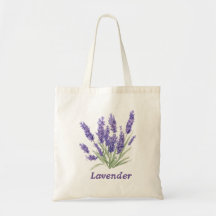 Vintage Lavender Watercolor Bouquet -
