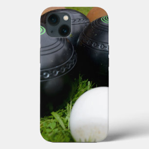 Vintage Lawn Bowls And Jack, iPhone 13 Case