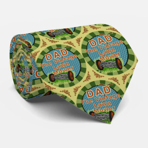 Vintage Lawn Mower  tie 