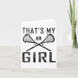 Vintage Lax That's My Girl Lacrosse Mum #29 Card
