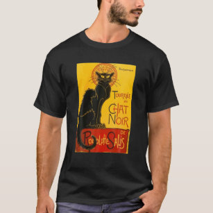 Vintage Le Chat Noir Black Cat Paris T-Shirt