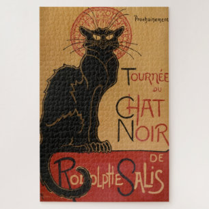 Vintage Le chat Noir - Steinlen Jigsaw Puzzle