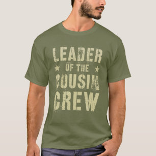 Vintage LEADER OF THE COUSIN CREW Funny Grandma Gr T-Shirt