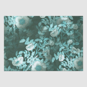 Vintage Leaf Floral Design Decoupage Tissue Paper