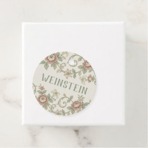 Vintage Leaf Purim Favour Tags