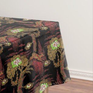Vintage Leaping Deer Pattern Tablecloth