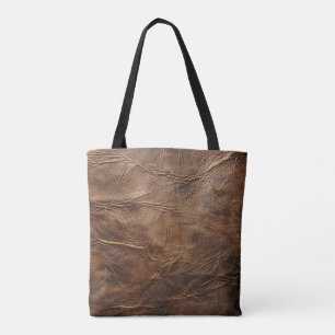 Vintage Leather Tote Bag