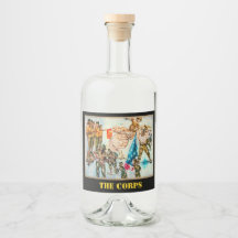 Vintage Leatherneck Liquor Labels