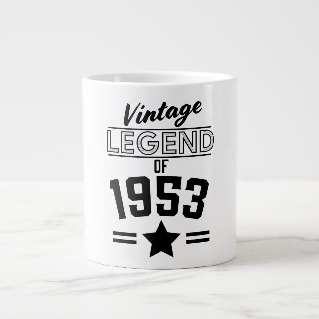 Vintage Legend of 1953 Large Coffee Mug (Front)