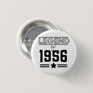 Vintage Legend of 1956 3 Cm Round Badge