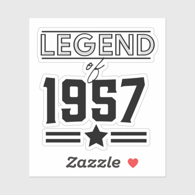 Vintage Legend of 1957 (Sheet)