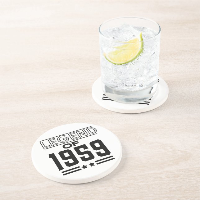 vintage legend of 1959 coaster (Side)