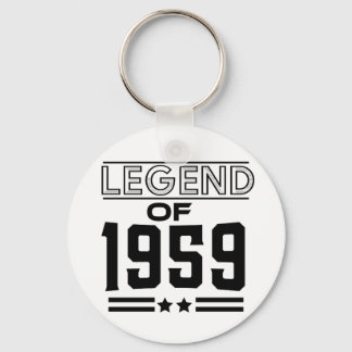 vintage legend of 1959 key ring