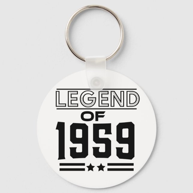 vintage legend of 1959 key ring (Front)