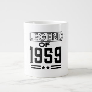 vintage legend of 1959 large coffee mug