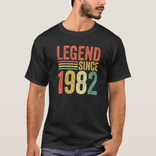 Vintage Legend Since 1982 40th Birthday Retro Men  T-Shirt