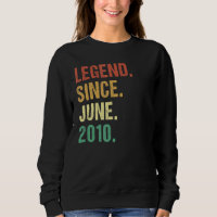 Vintage Legend Since June 2010 12th Birthday 12 Ye