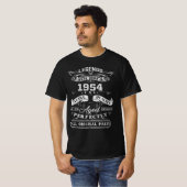 Vintage Legend Were Born In 1954 , 1954 Happy Birt T-Shirt (Front Full)