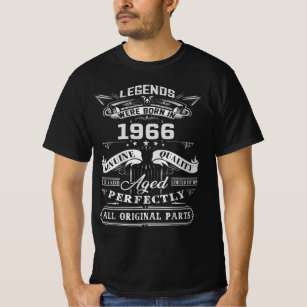 Vintage Legend Were Born In 1966 , 1966 Happy Birt T-Shirt