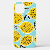 Vintage Lemon: Hand-Drawn Seamless Pattern