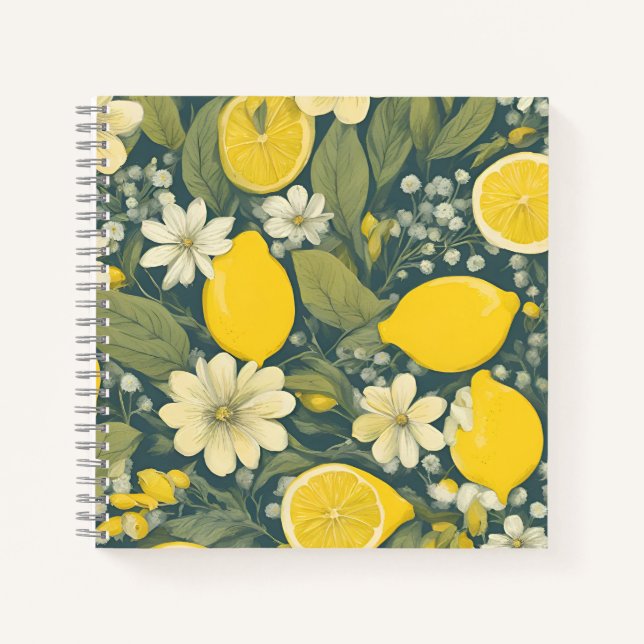 Vintage lemon notebook (Front)