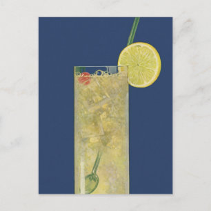 Vintage Lemonade or Fruit Soda, Drinks Beverages Postcard